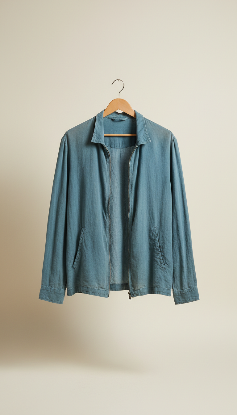 Lightweight Weathered Blue Jacket