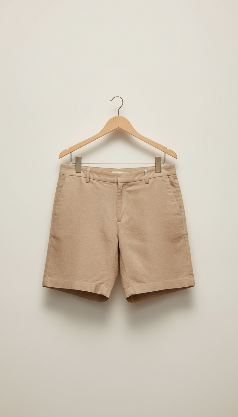 Tailored Sandstone Shorts