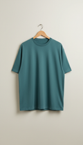 Relaxed-Fit Ocean Teal Shirt